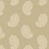 Wide Back Paisley QB381623.BEIGE  **Half Yard**