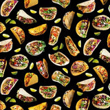 Favorite Food Tacos 701.BLACK  **Half Yard**
