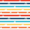 Let's Play Stripes C11883.WHITE **Half Yard**