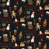 Naughty or Nice C16261.BLACK**Half Yard**