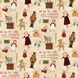 Naughty or Nice C16261.PARCHMENT **Half Yard**