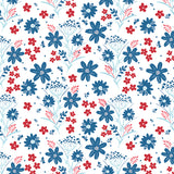 Fireworks Fields C17580.WHITE  **Half Yard**