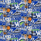 Kentucky Doodle NCAA KY2001 **Half Yard**
