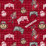 Ohio State Wide Back OHS1395 **Half Yard**