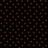 Strawberry Emery R170872.BLACK  **Half Yard**
