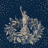 Liberty Island R261660.NAVY **Half Yard**