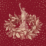 Liberty Island R261660.RED **Half Yard**