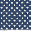 Wide Back Freedom Garden WB15629.BLUE  ** Half Yard**