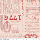 Americana Wide Back WB16102.RED  **Half Yard**