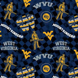 West Virginia Check Allover WV1370 **Half Yard**