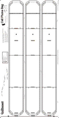 Cell Phone Bag Panel