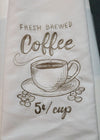 Fresh Coffee Tea Towel