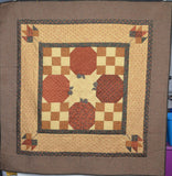 Frayed Edge Pumpkin Quilt