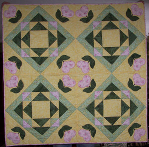 Spring Applique Topper Quilt