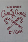 Tea Towel - Candy Canes