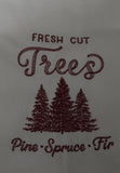 Tea Towel - Fresh Cut Trees