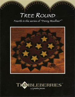 Tree Round Penny Rug