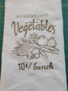 Vegetables Tea Towel