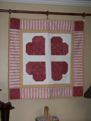 Checkered Hearts Quilt