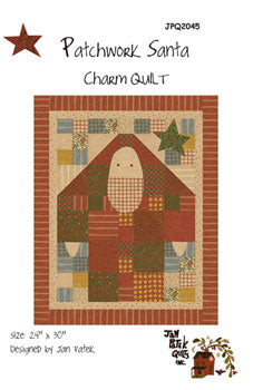 Patchwork Santa Charm Quilt