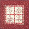 Redwork Basket Sampler