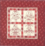 Redwork Basket Sampler