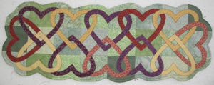 Hearts Entwined Runner - Scalloped
